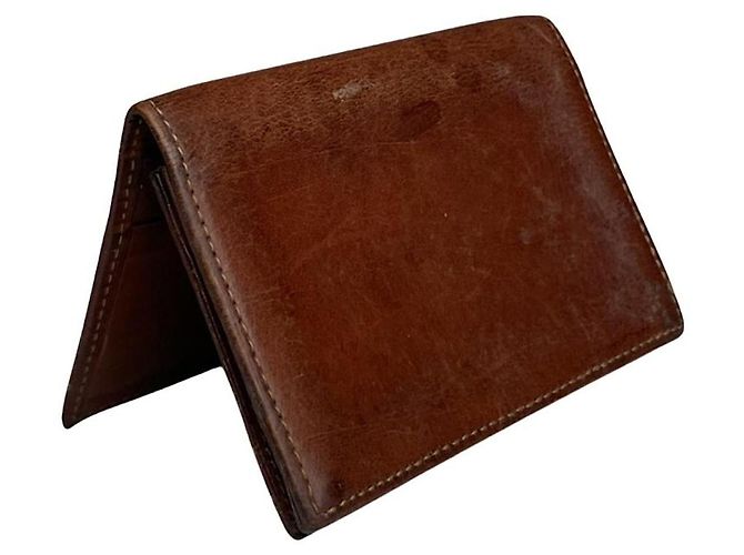 Bolso de charol Coach Brown Castaño