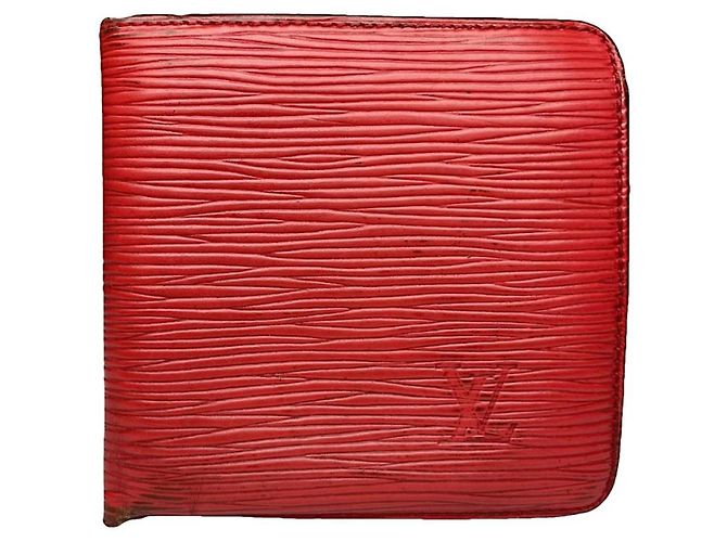 Bolso de cuero rojo Louis Vuitton Roja