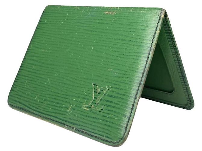 Bolsa de couro verde Louis Vuitton