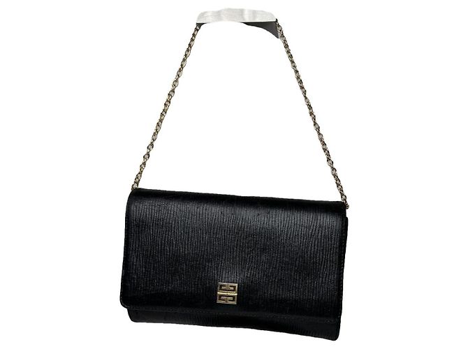 Givenchy 4G schwarze Lederhandtasche