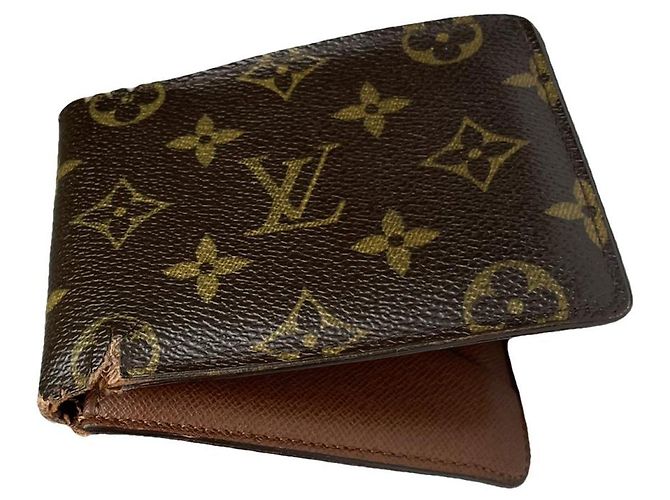 Bolsa de couro marrom Louis Vuitton