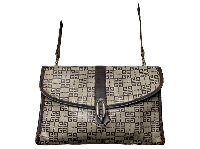 Givenchy 4G graue Lederhandtasche