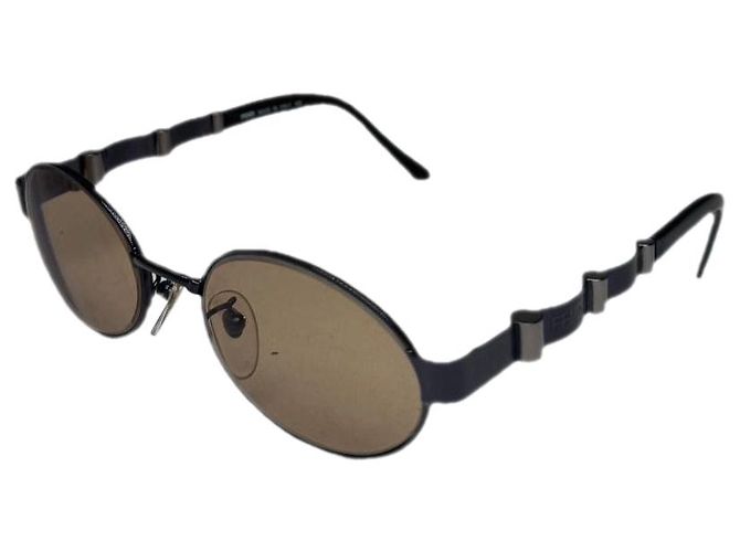 Occhiali da sole in metallo viola Fendi Porpora 