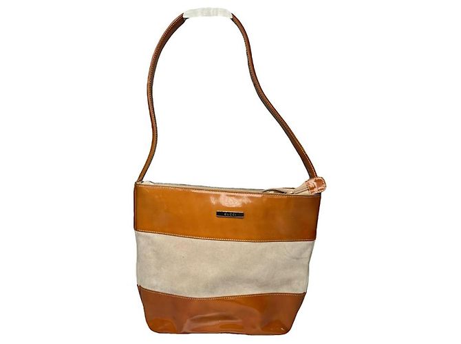 Gucci Horsebit 1955 Eimer Orange Polyester Handtasche