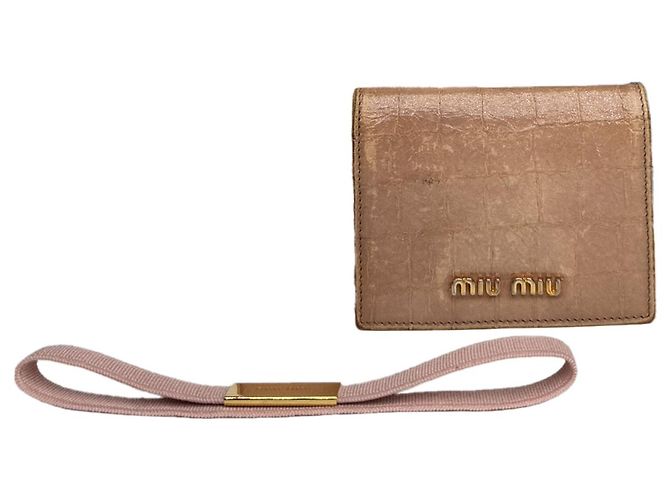 Miu Miu Camel-Leder-Handtasche Kamel