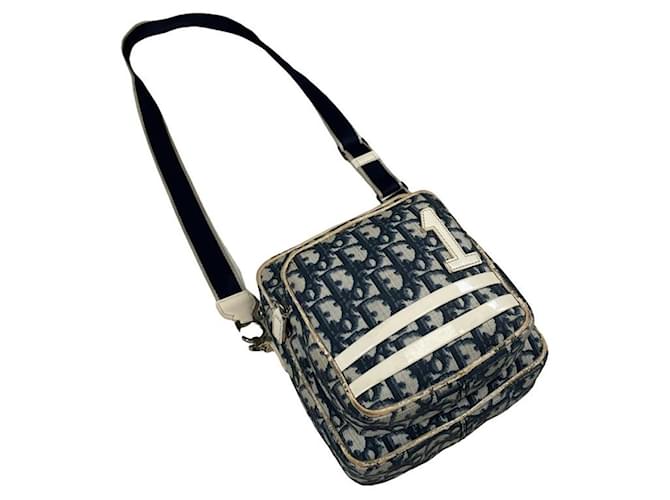 Saddle DIOR Handbags T.  Cotton Blue  ref.2032068