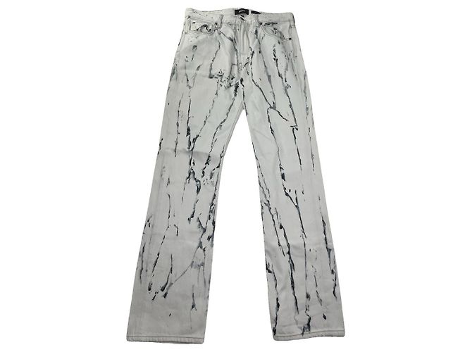 Jean de algodón blanco Just Cavalli 