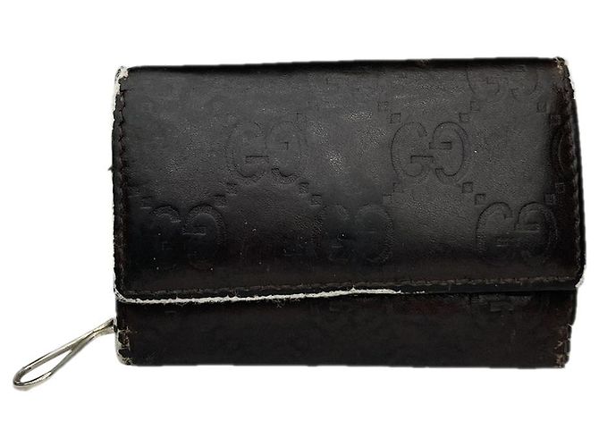 Bolsa de couro preto Gucci
