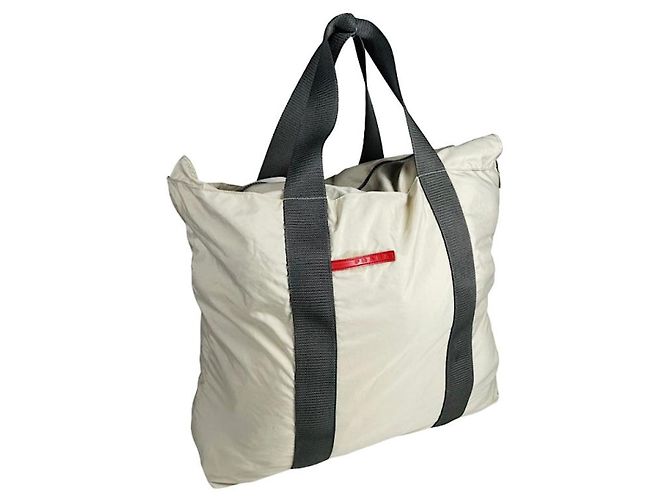 Prada weiße Polyester-Handtasche