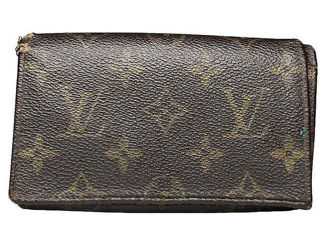 Carteira de couro marrom Iris da Louis Vuitton