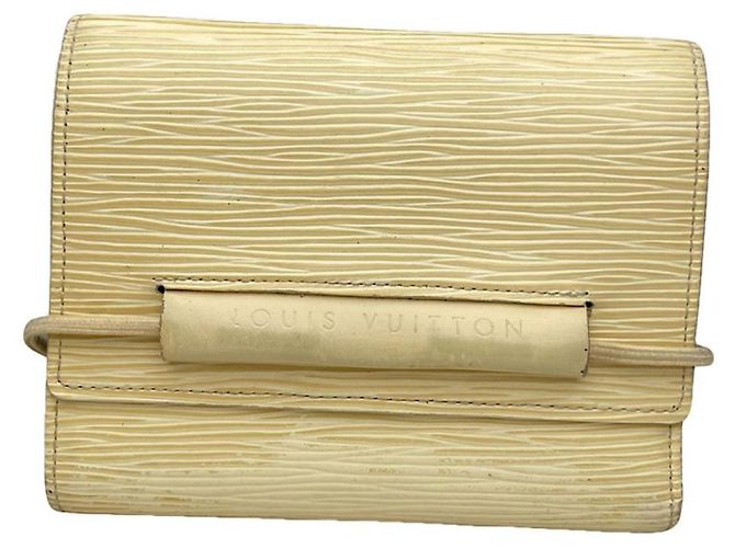 Bolsa de couro branco Louis Vuitton