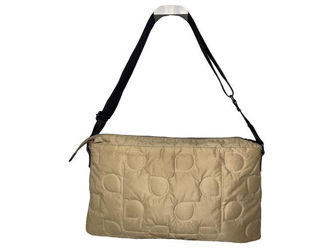 Bolsa de algodão dourada Pleats Please Dourado