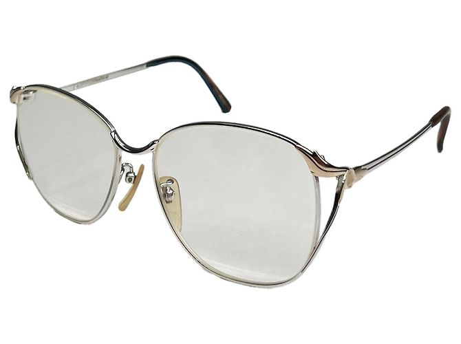 Lanvin Silberne Metallsonnenbrille
