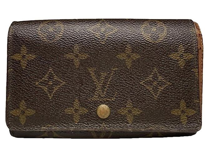 Louis Vuitton Retiro Brown Leather Wallet