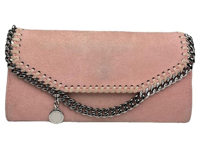 Stella Mc Cartney Cartera de cuero rosa Stella McCartney