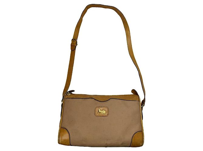 Céline Celine Tabou Beiger Lederhandtasche