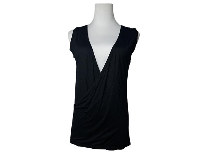 Top in lana nera Miu Miu Nero