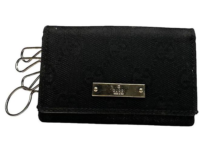 Bolsa de couro preto Gucci