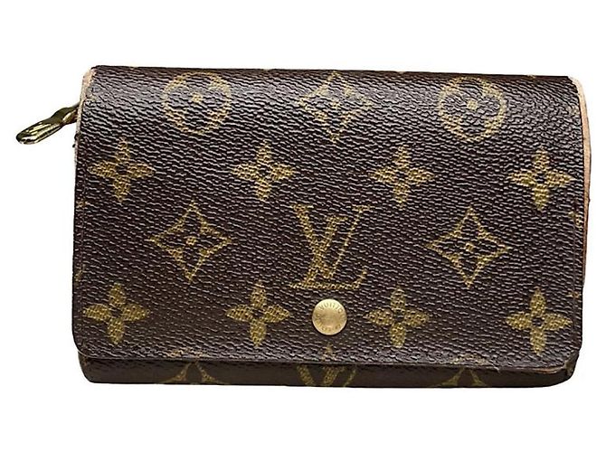 Louis Vuitton Flore Brown Leather Wallet