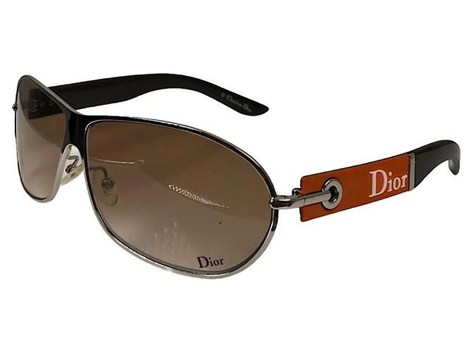 Gafas de sol metálicas naranjas Dior