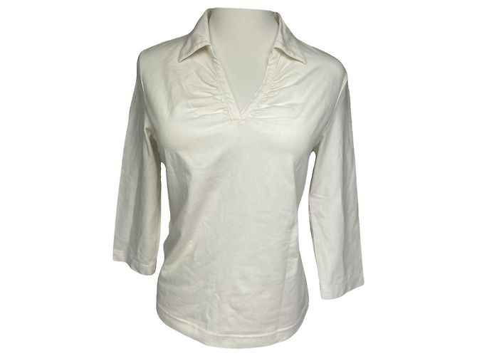 Courreges Weiße Baumwollstrickwaren von Courrèges