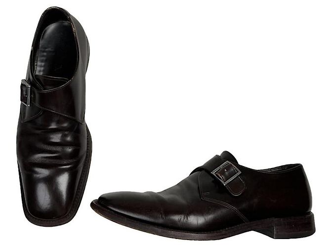 Prada Brown Leather Flat