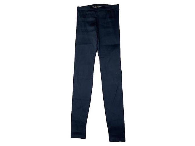 Jean Paul Gaultier Navy Polyester Trouser Navy blue