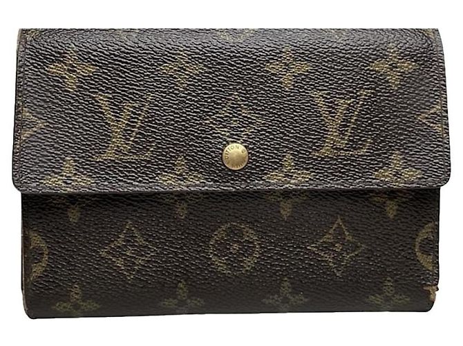 Carteira de couro marrom Iris da Louis Vuitton