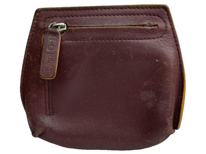 Bolsa de couro roxa Loewe Roxo