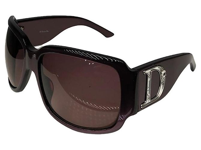Dior Purple Plastic Sunglasses