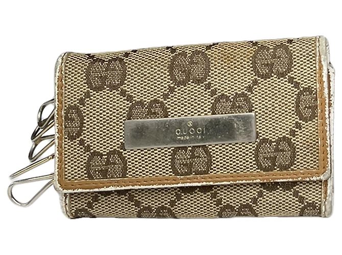 Bolso de algodón beige Gucci Queen Margaret