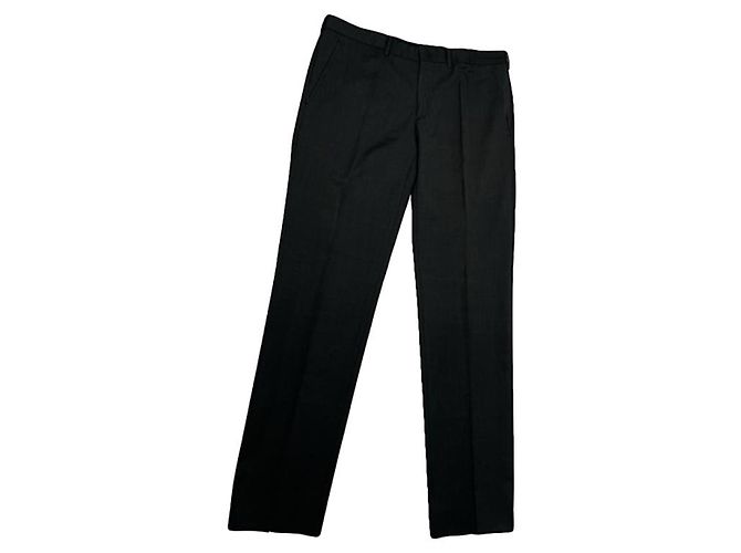 Prada Navy Wool Trouser Navy blue