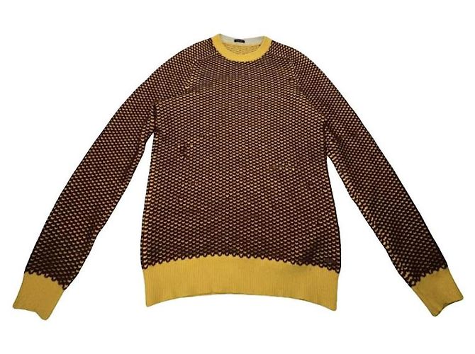Hugo Boss Boss lila Wollstrickwaren & Sweatshirt