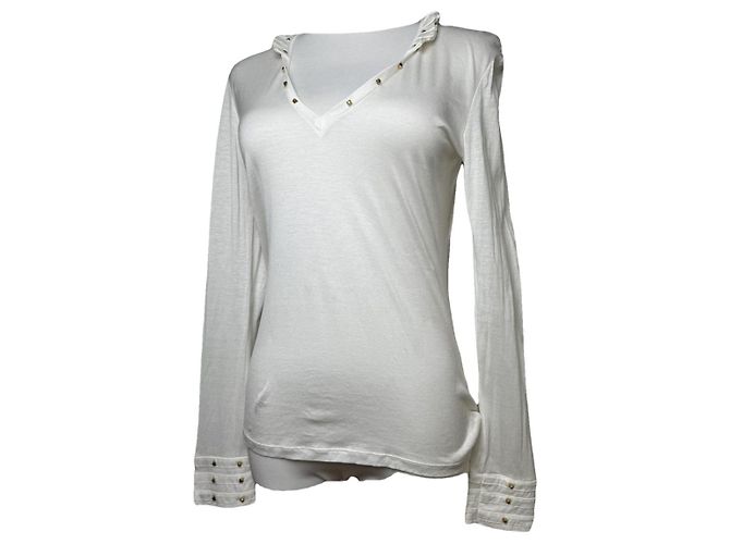 Top de algodón blanco de Gucci