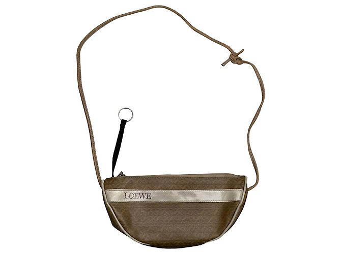 Bolsa de couro marrom Loewe Gate