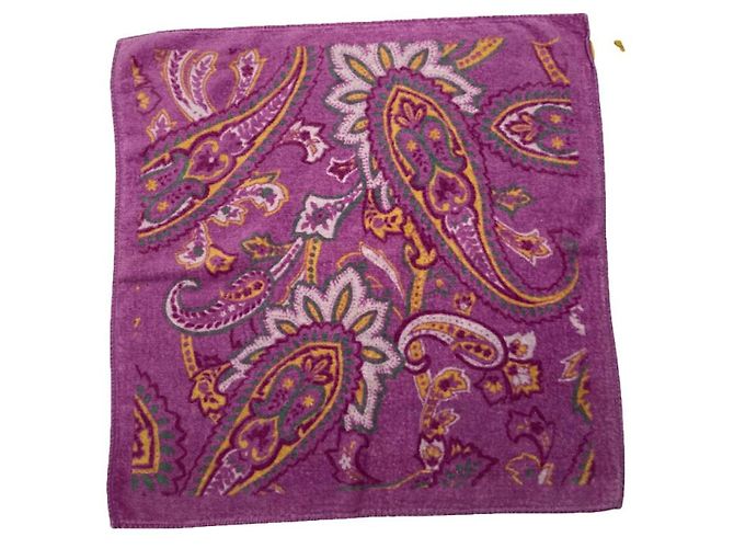 Etro rosa Baumwollschal