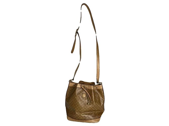 Céline Celine Gold Leder Handtasche Golden