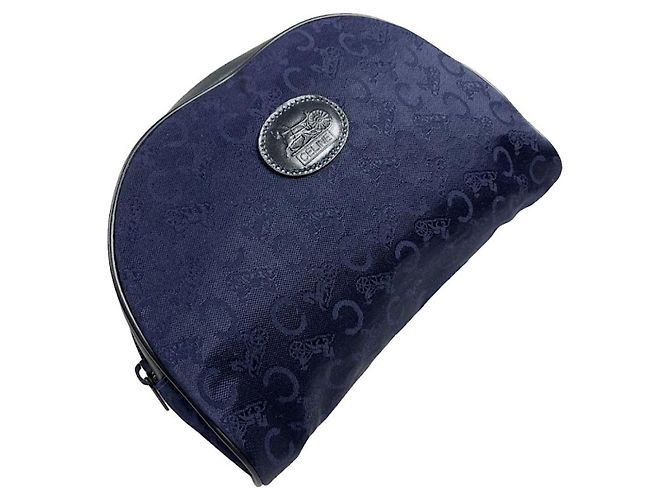 Céline Pochette en polyester bleu Celine C charm