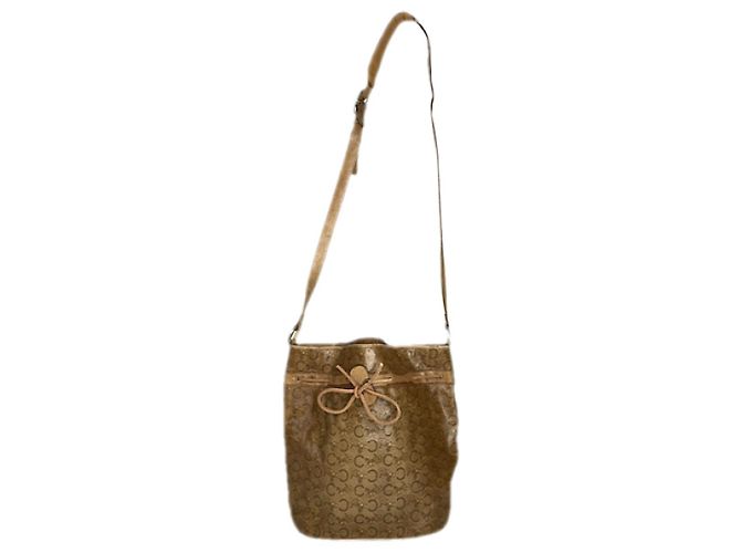 Céline Bolsa de couro marrom Celine