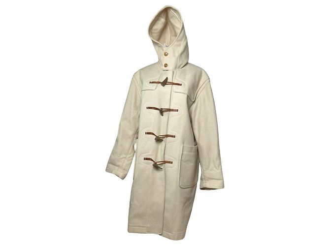Trench coat de lã bege da Dior
