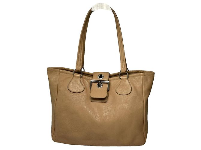 Prada Bibliothèque braune Lederhandtasche