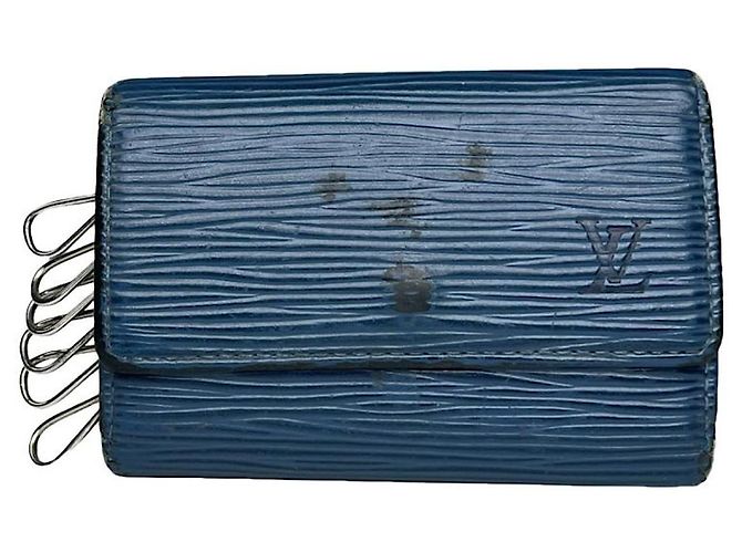 Borsa in pelle blu Lockme di Louis Vuitton