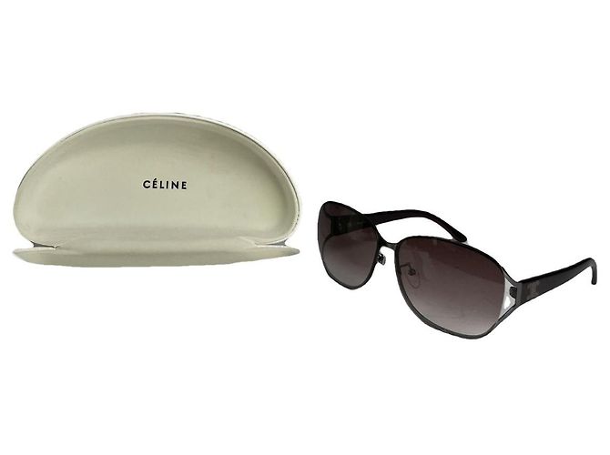 Céline Celine Purple Plastic Sunglasses