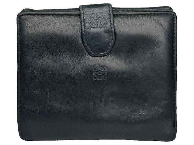 Loewe Black Leather Wallet