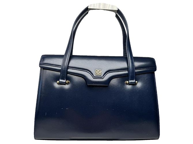 Bolsa de couro navy 4G da Givenchy Azul marinho