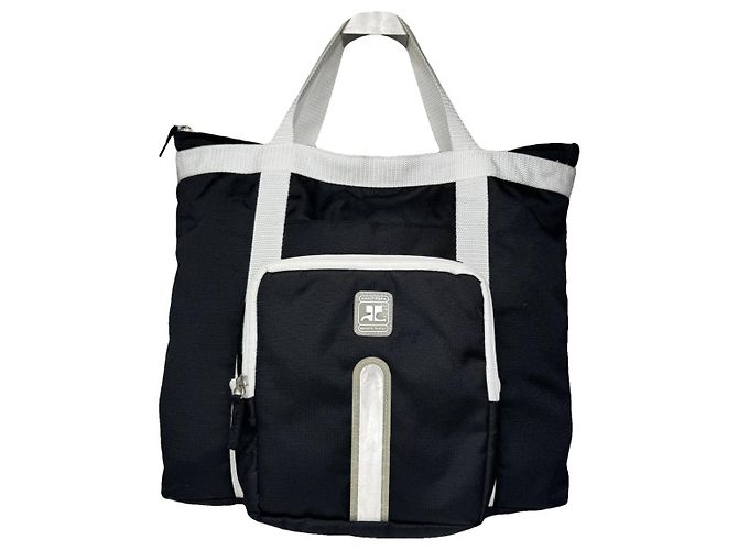 Courreges Bolsa de algodão preta Courrèges Preto