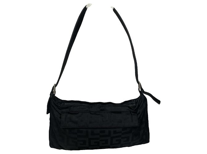 Givenchy Whip schwarze Polyester-Handtasche 