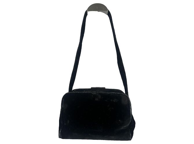 Bolsa de algodão preta Prada Re-Edition 2002 Preto