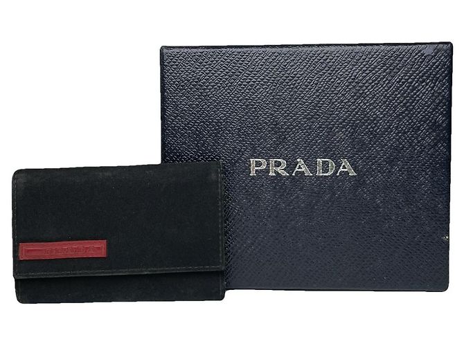 Schwarze Polyester-Handtasche von Prada