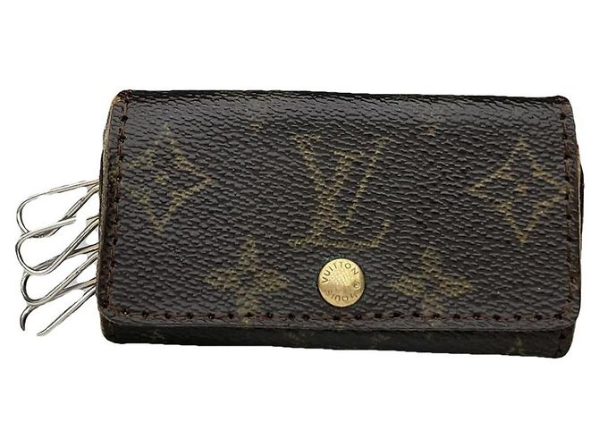 Braune Lederhandtasche von Louis Vuitton